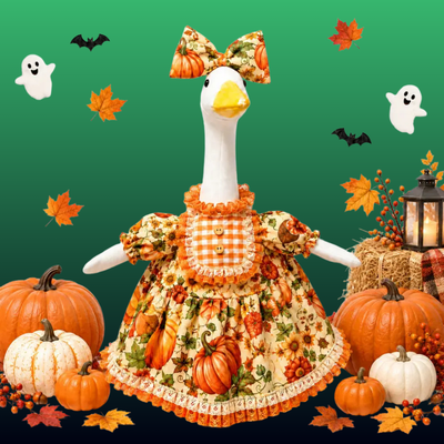 Fall Porch Goose Outfit