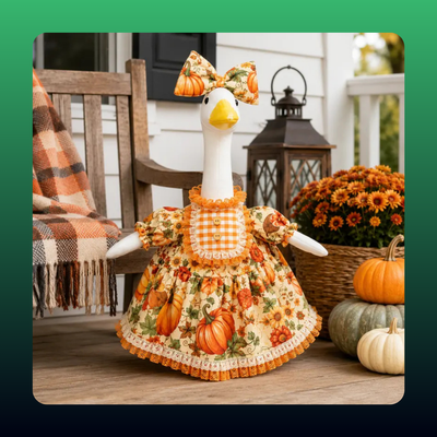 Fall Porch Goose Outfit