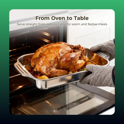 Stainless Roasting Tray with Lid