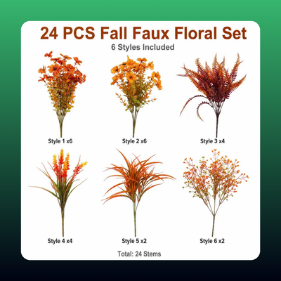 Fall Faux Floral Stem Bundle