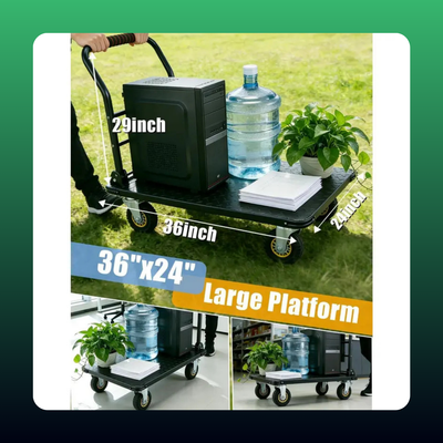 1800 Pound Folding Platform Cart
