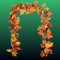 Maple Leaf Garland with Lights