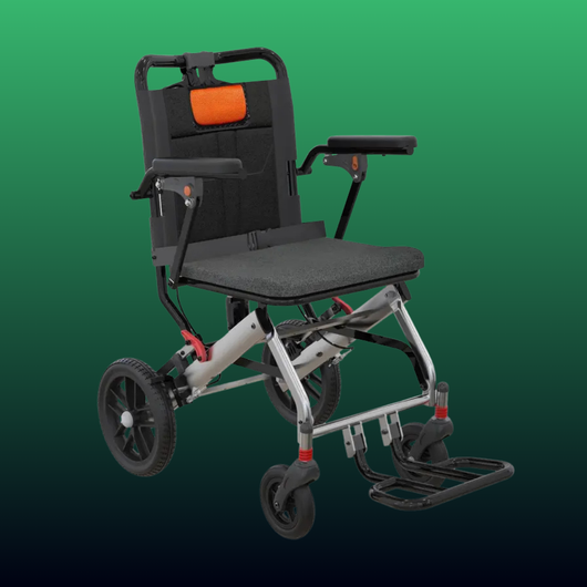 Lightweight Folding Transport Wheelchair