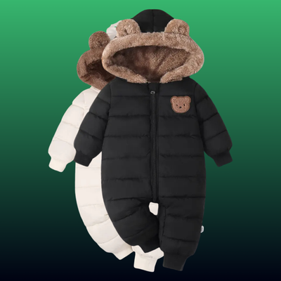 Hooded Bear Baby Snowsuit