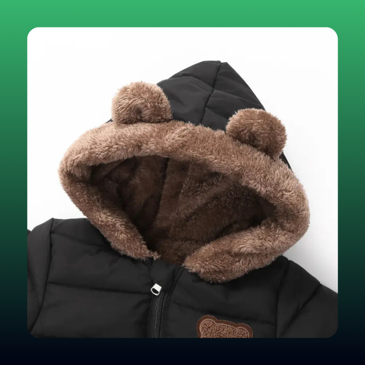 Hooded Bear Baby Snowsuit