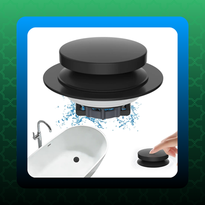 Plug and Cover Bathtub Drain Stopper [VIP]