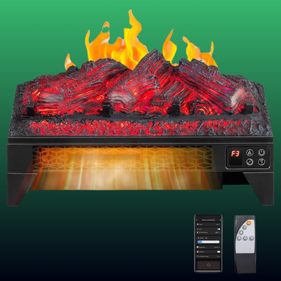 Electric Fireplace Log Insert