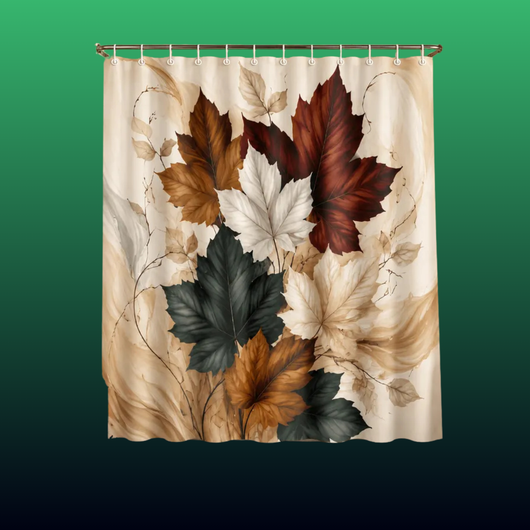 Autumn Maple Leaf Shower Curtain