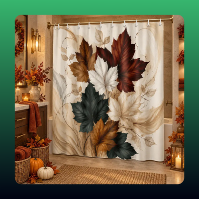 Autumn Maple Leaf Shower Curtain
