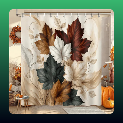 Autumn Maple Leaf Shower Curtain