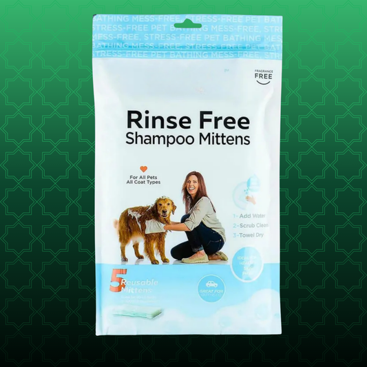 Rinse Free Shampoo Pet Mittens