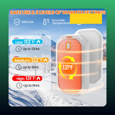 Magnetic Rechargeable Hand Warmers (2 Pack)