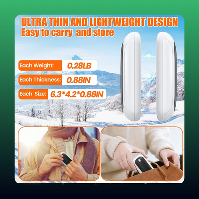 Magnetic Rechargeable Hand Warmers (2 Pack)