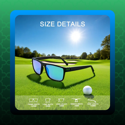 UV Polarized Golf Sunglasses for Men [VIP]