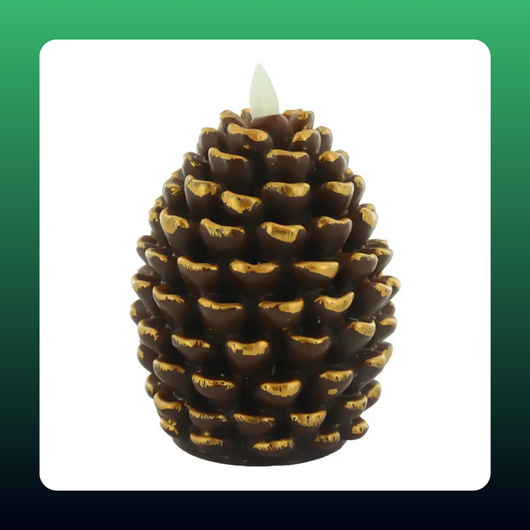 Flameless Pinecone Candles (2 Pack)