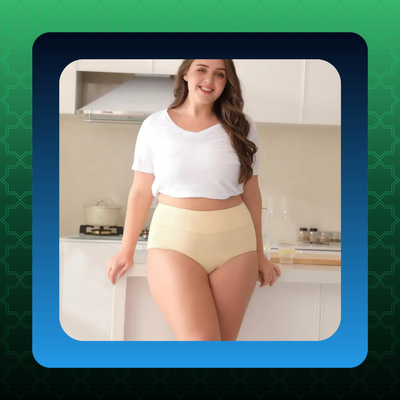Women's Plus Size High Waisted Underwear (4-Pack) [VIP]
