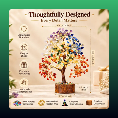 Seven Chakra Gemstone Tree