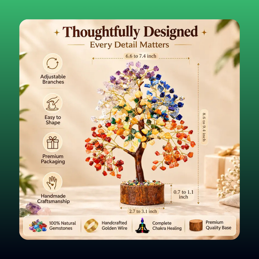 Seven Chakra Gemstone Tree