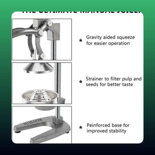 Heavy Duty Manual Citrus Juicer