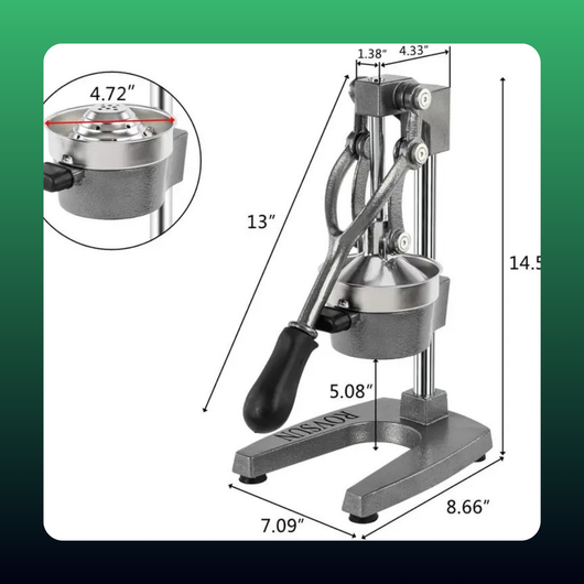 Heavy Duty Manual Citrus Juicer